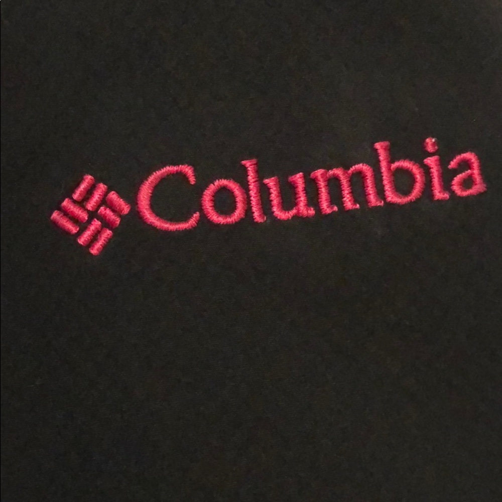 Kids Black Columbia Windbreaker - Picture 3 of 4
